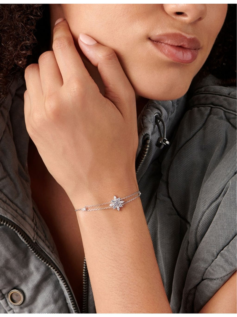 CARAT London sterling silver bracelet with cubic zirconia - British product