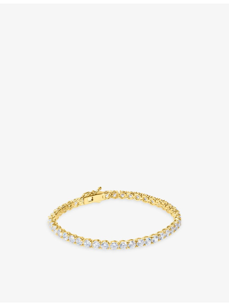 CARAT London gold-plated vermeil tennis bracelet 9.5ct cubic zirconia, UK version
