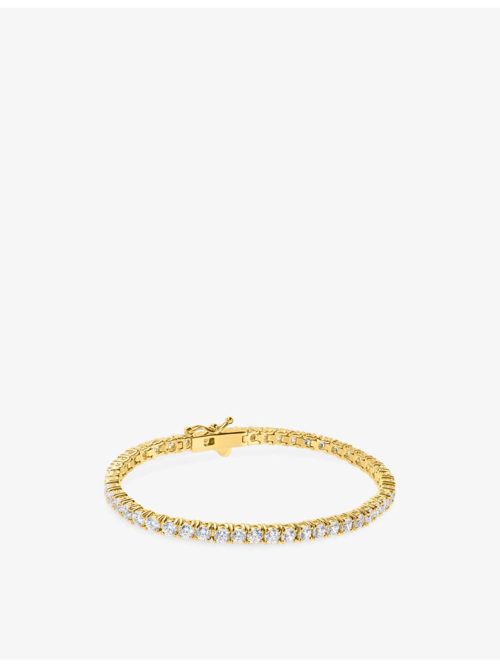 CARAT London Vianne tennis bracelet gold vermeil with cubic zirconia, UK version