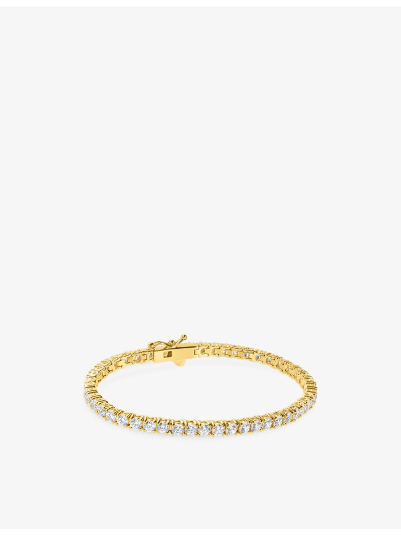 CARAT London Vianne tennis bracelet gold vermeil with cubic zirconia, UK version