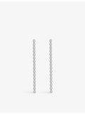 CARAT London Cassidy cubic zirconia drop earrings 8.2cm (British brand)