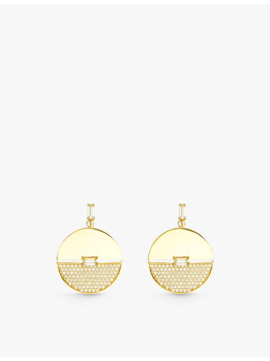 CARAT London Sula vermeil earrings with cubic zirconia, imported from the UK
