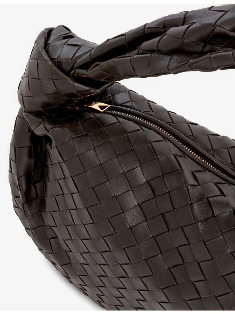 Bottega Veneta Jodie classic leather handbag, imported from the UK