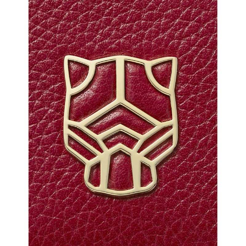 Cartier Panthère Graphique leather card holder with gold motif - British product