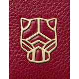 Cartier Panthère Graphique leather card holder with gold motif - British product