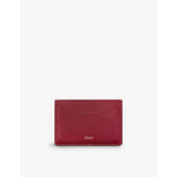 Cartier Panthère Graphique leather card holder with gold motif - British product