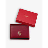 Cartier Panthère Graphique leather card holder with gold motif - British product