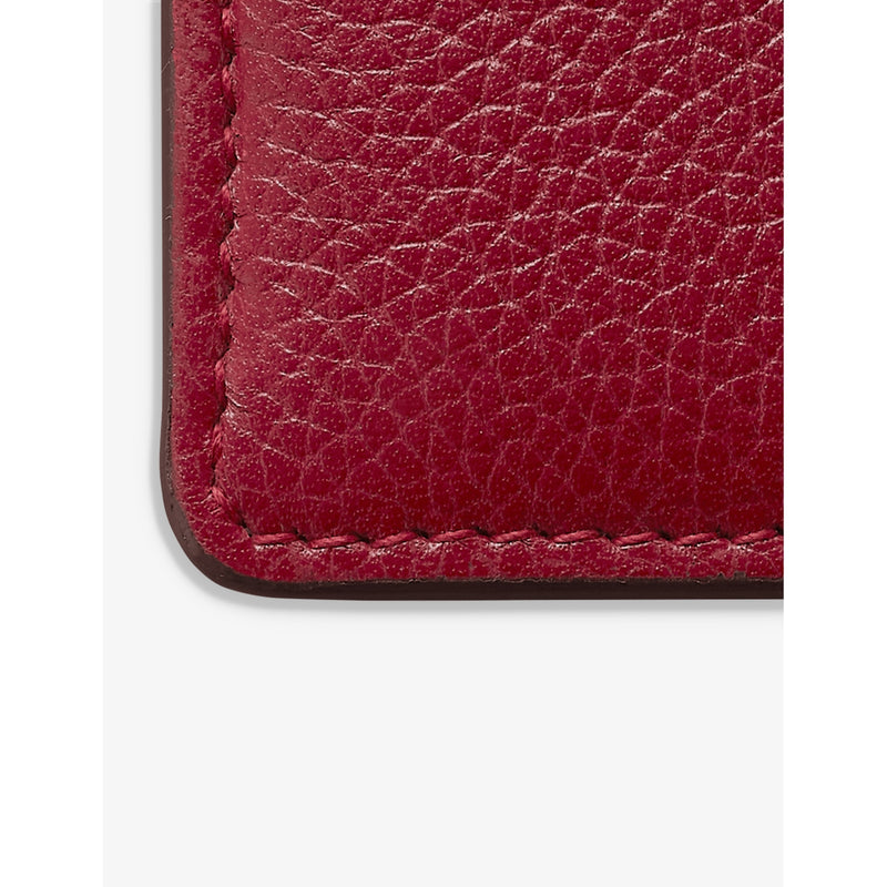 Cartier Panthère Graphique leather card holder with gold motif - British product