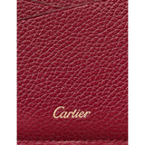 Cartier Panthère Graphique leather card holder with gold motif - British product