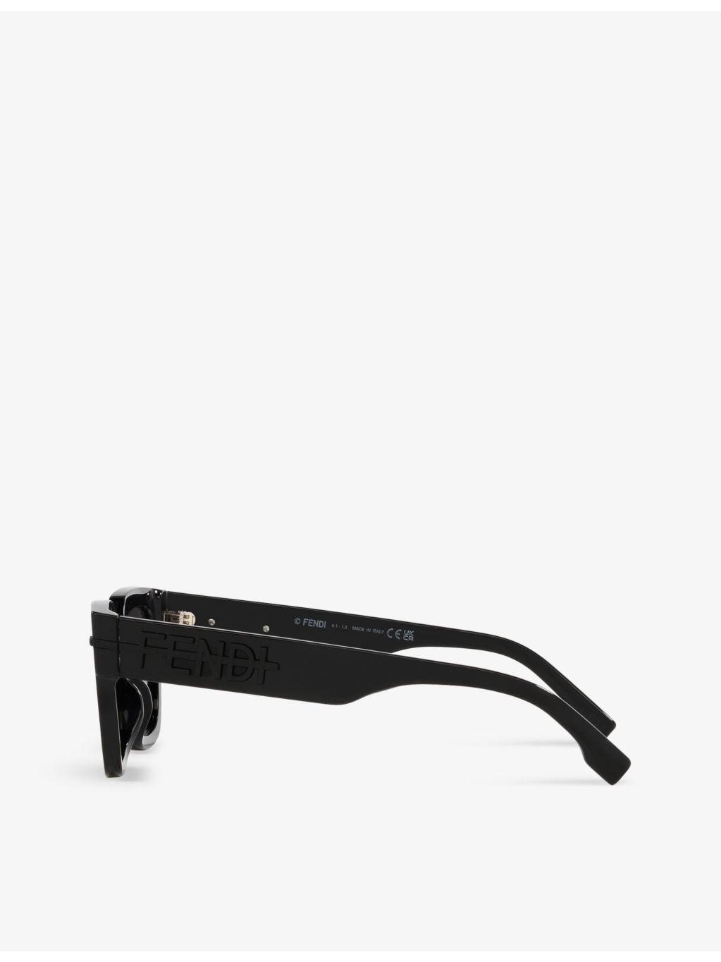 Fendi FE40078I irregular-frame acetate sunglasses, imported from the UK