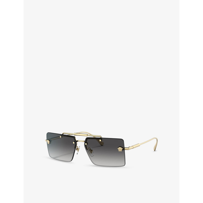 Versace rectangular metal sunglasses VE2245 (British brand)