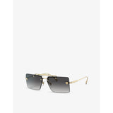 Versace rectangular metal sunglasses VE2245 (British brand)