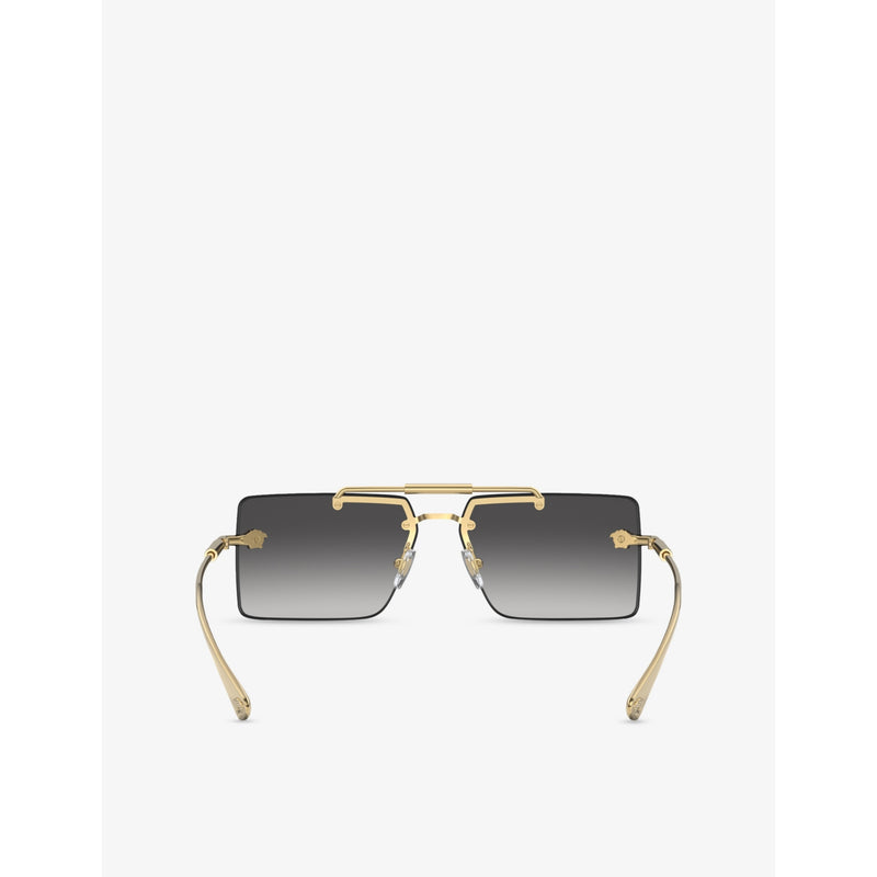 Versace rectangular metal sunglasses VE2245 (British brand)