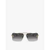 Versace rectangular metal sunglasses VE2245 (British brand)