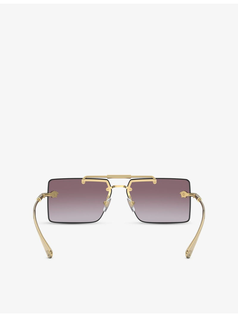 Versace VE2245 rectangular metal sunglasses (British brand)
