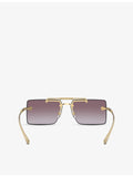 Versace VE2245 rectangular metal sunglasses (British brand)