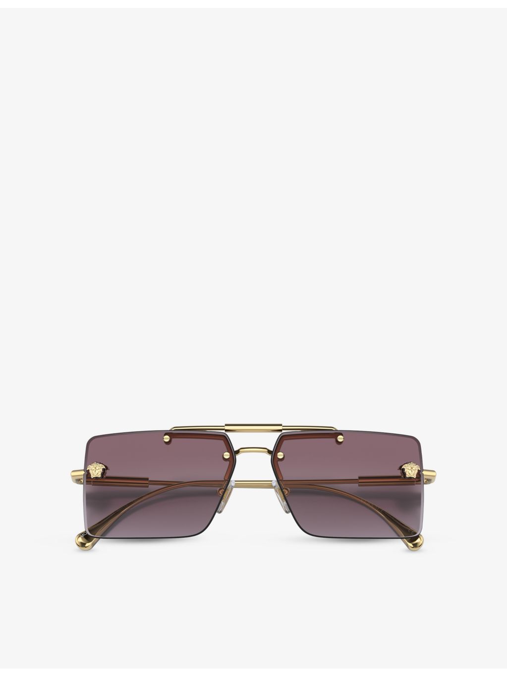 Versace VE2245 rectangular metal sunglasses (British brand)