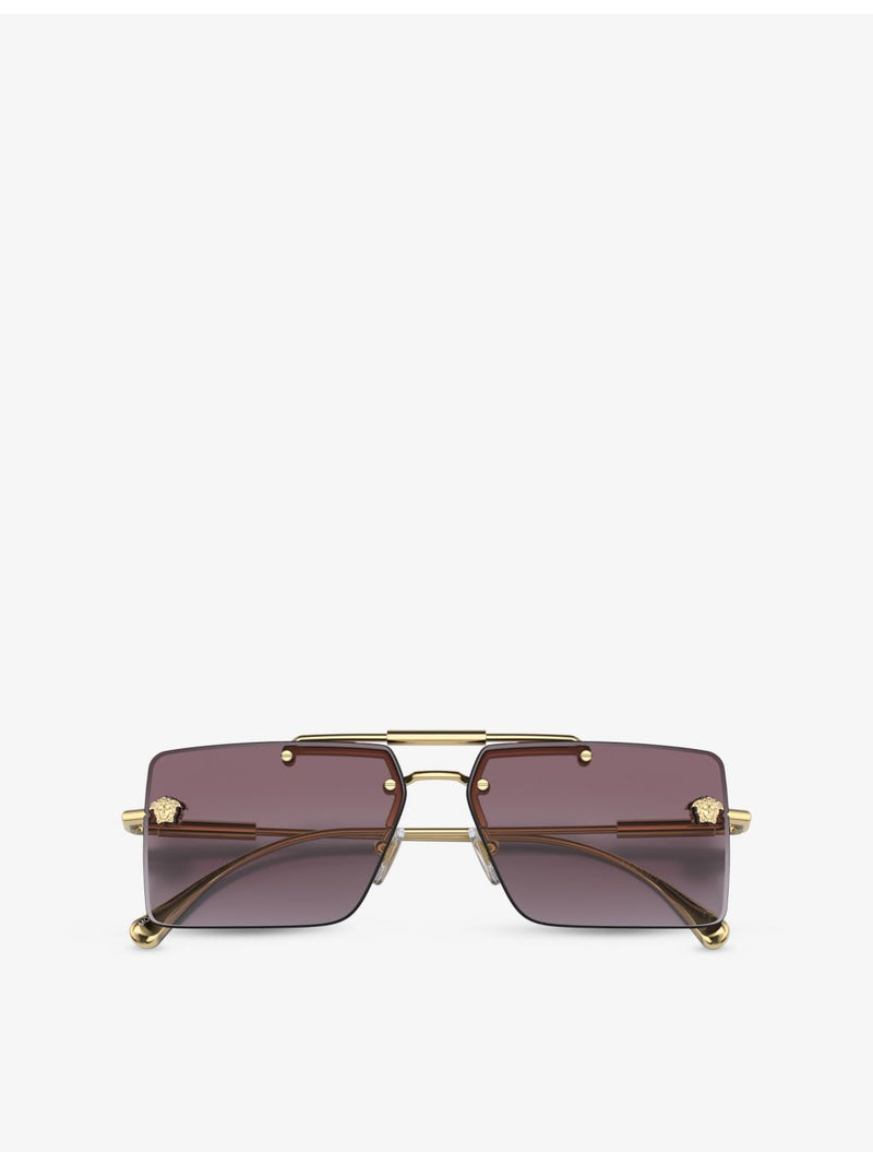 Versace VE2245 rectangular metal sunglasses (British brand)