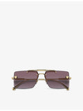 Versace VE2245 rectangular metal sunglasses (British brand)
