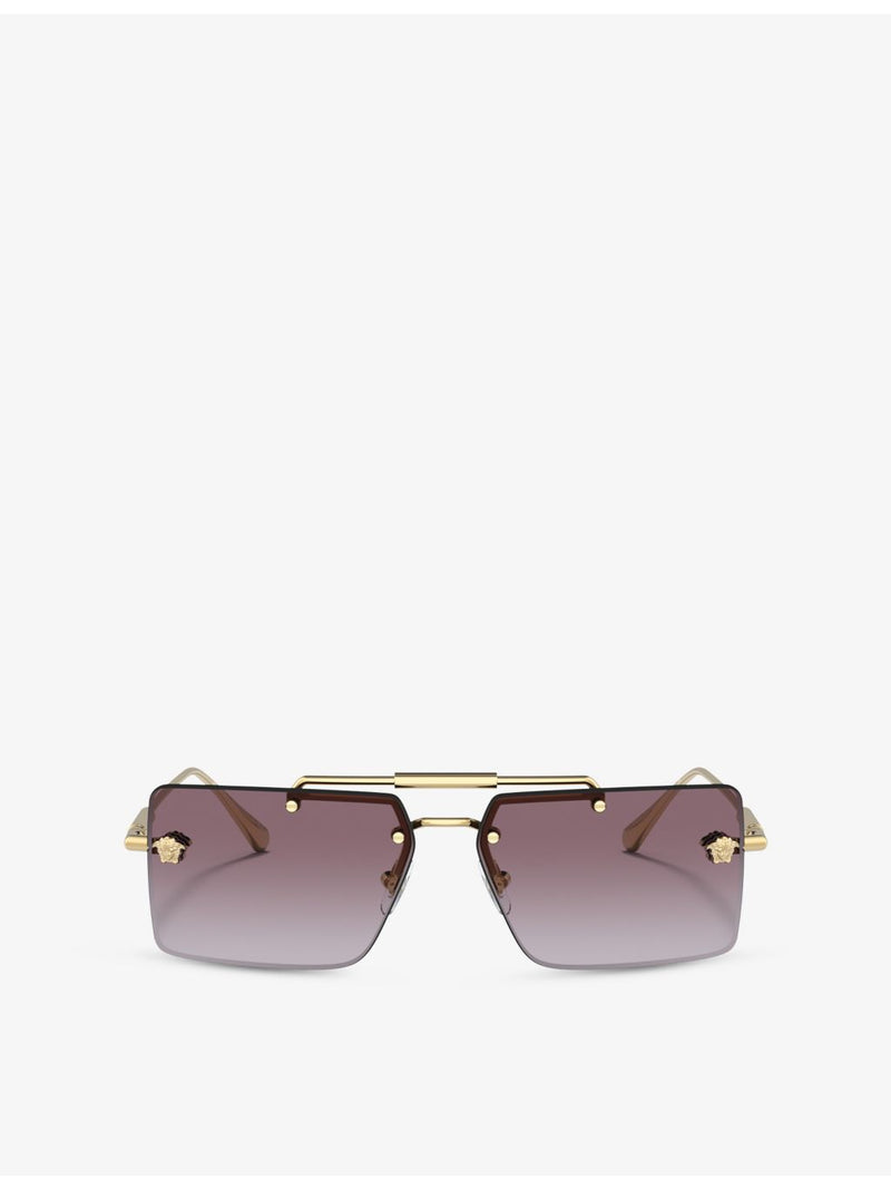 Versace VE2245 rectangular metal sunglasses (British brand)