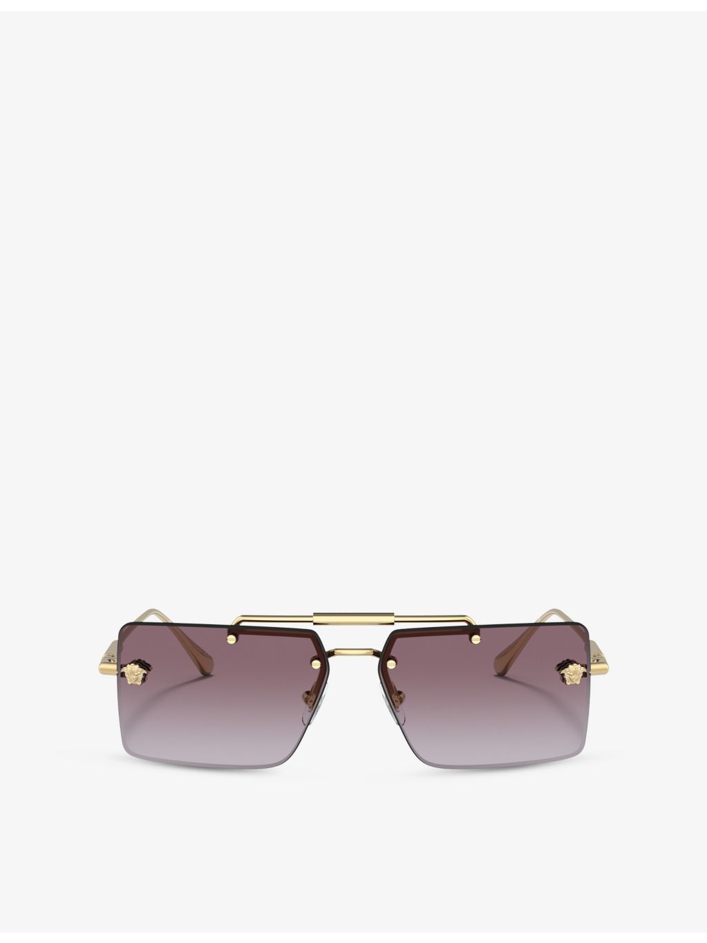 Versace VE2245 rectangular metal sunglasses (British brand)