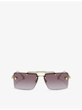 Versace VE2245 rectangular metal sunglasses (British brand)