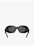Versace oval-frame nylon sunglasses VE4425U, UK version