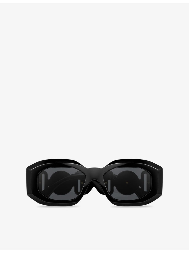 Versace oval-frame nylon sunglasses VE4425U, UK version