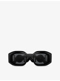 Versace oval-frame nylon sunglasses VE4425U, UK version