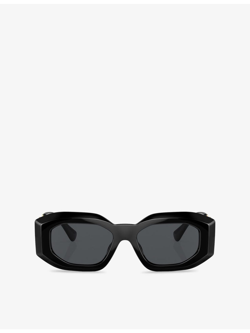 Versace oval-frame nylon sunglasses VE4425U, UK version