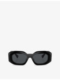 Versace oval-frame nylon sunglasses VE4425U, UK version