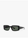 Ray-Ban RB3796 pillow-frame sunglasses metal frame polyamide lenses, UK version