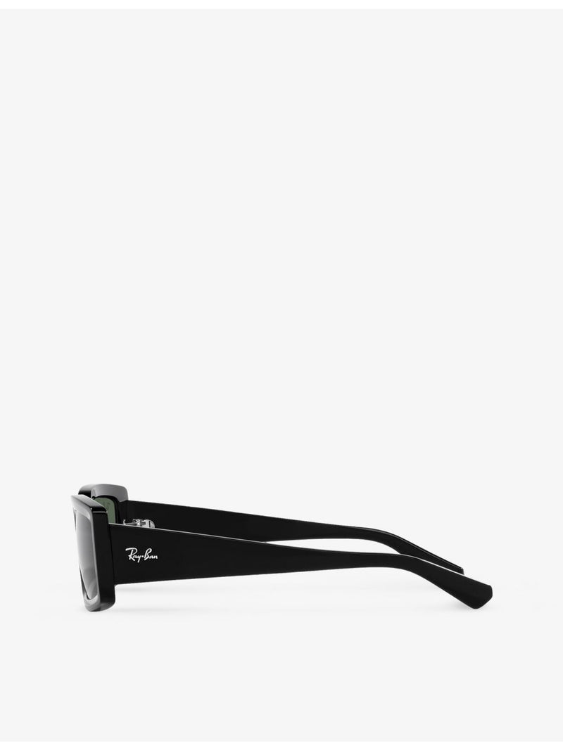 Ray-Ban RB3796 pillow-frame sunglasses metal frame polyamide lenses, UK version
