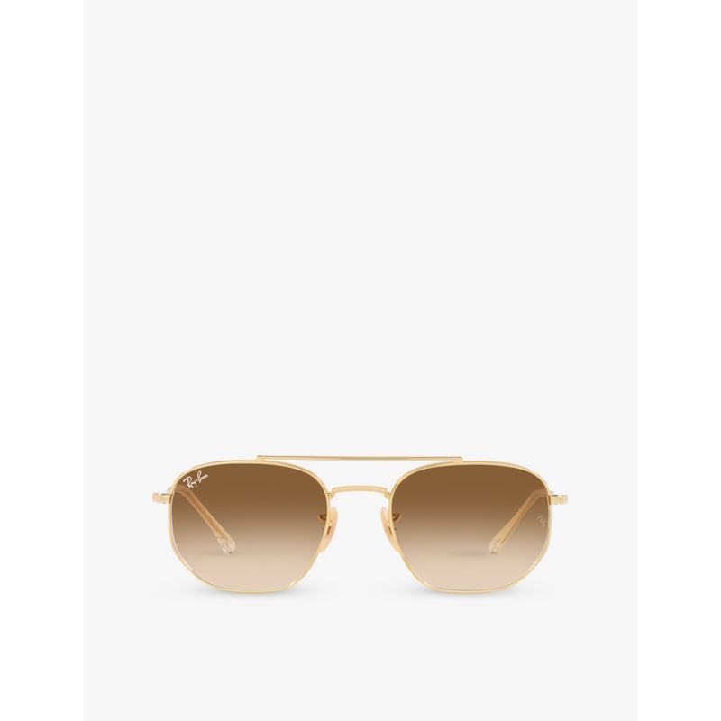 Ray-Ban RB3707 faceted metal sunglasses - British product