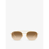 Ray-Ban RB3707 faceted metal sunglasses - British product