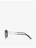 Ray-Ban RB3707 gunmetal sunglasses with irregular frame (British brand)