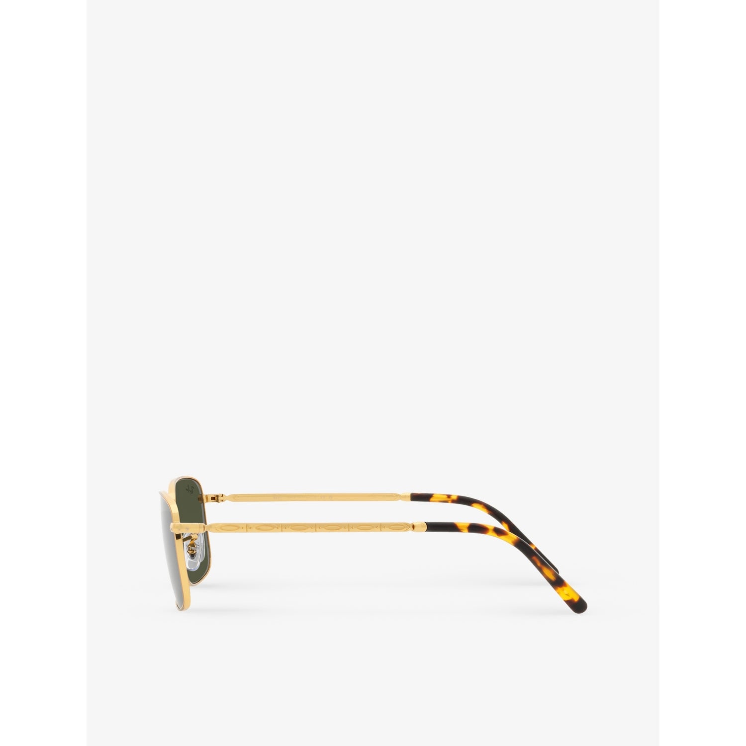 Ray-Ban RB3717 rectangular gold metal sunglasses, UK version