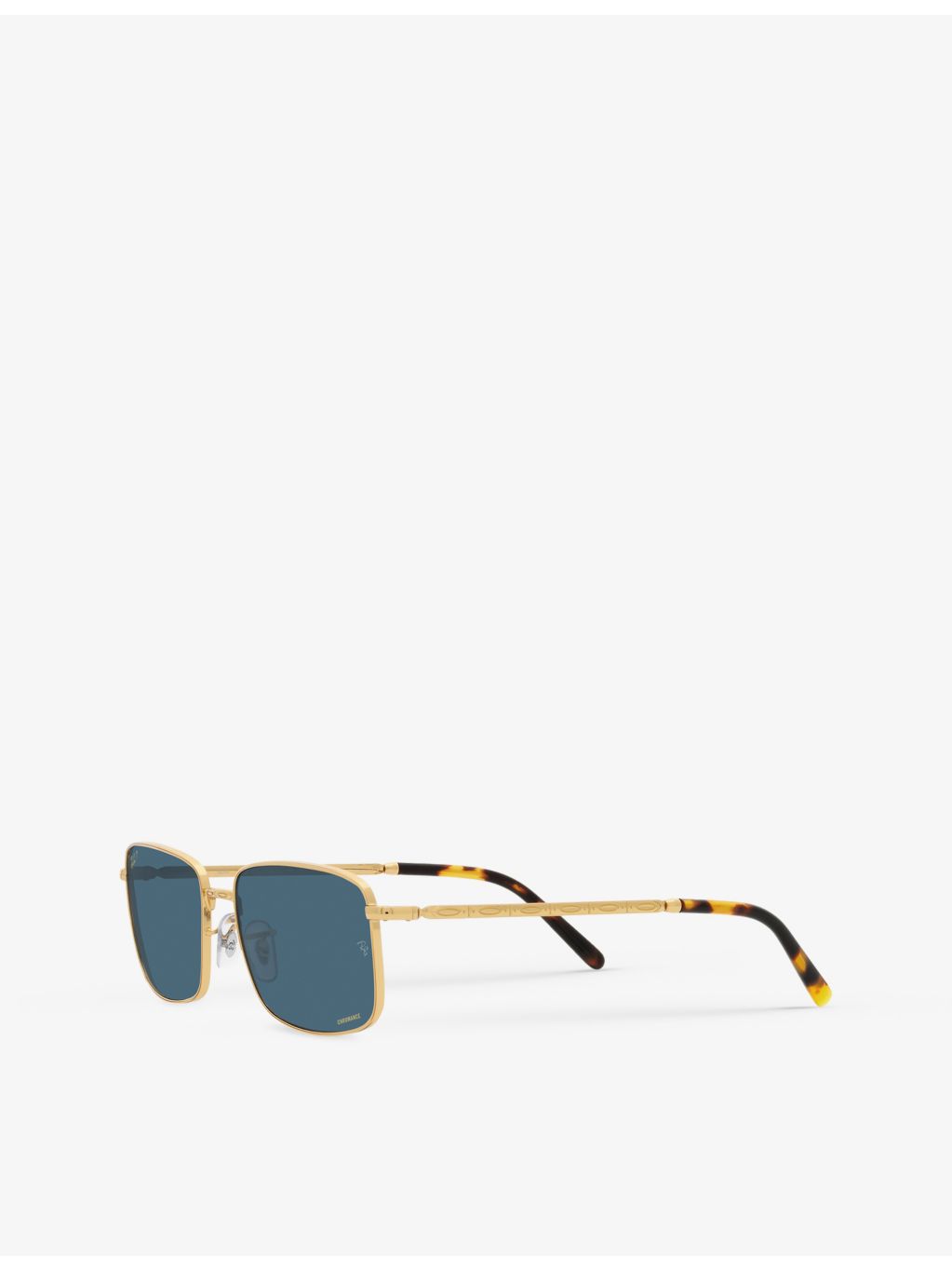 Ray-Ban RB3717 rectangle metal sunglasses, imported from the UK