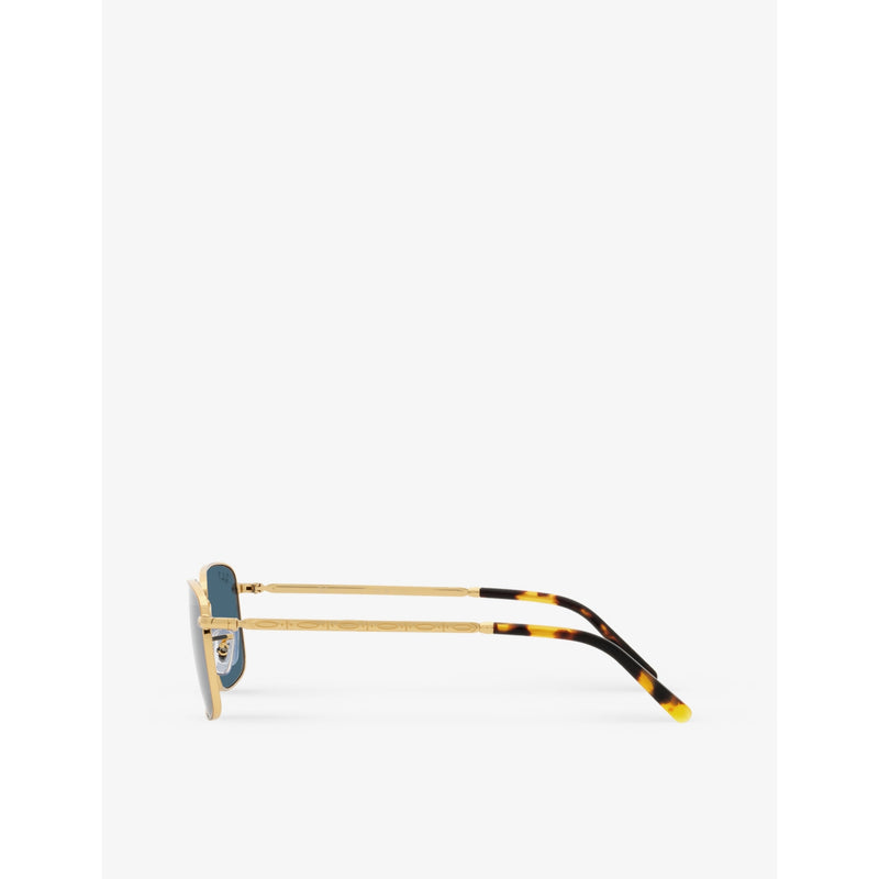 Ray-Ban RB3717 rectangle metal sunglasses, imported from the UK