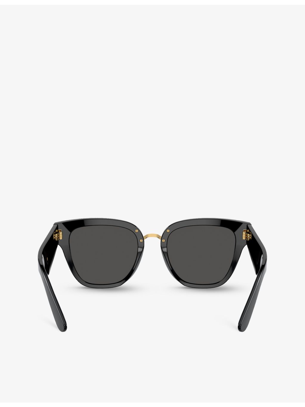 Dolce & Gabbana DG4437 butterfly-frame acetate sunglasses, imported from the UK