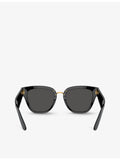 Dolce & Gabbana DG4437 butterfly-frame acetate sunglasses, imported from the UK