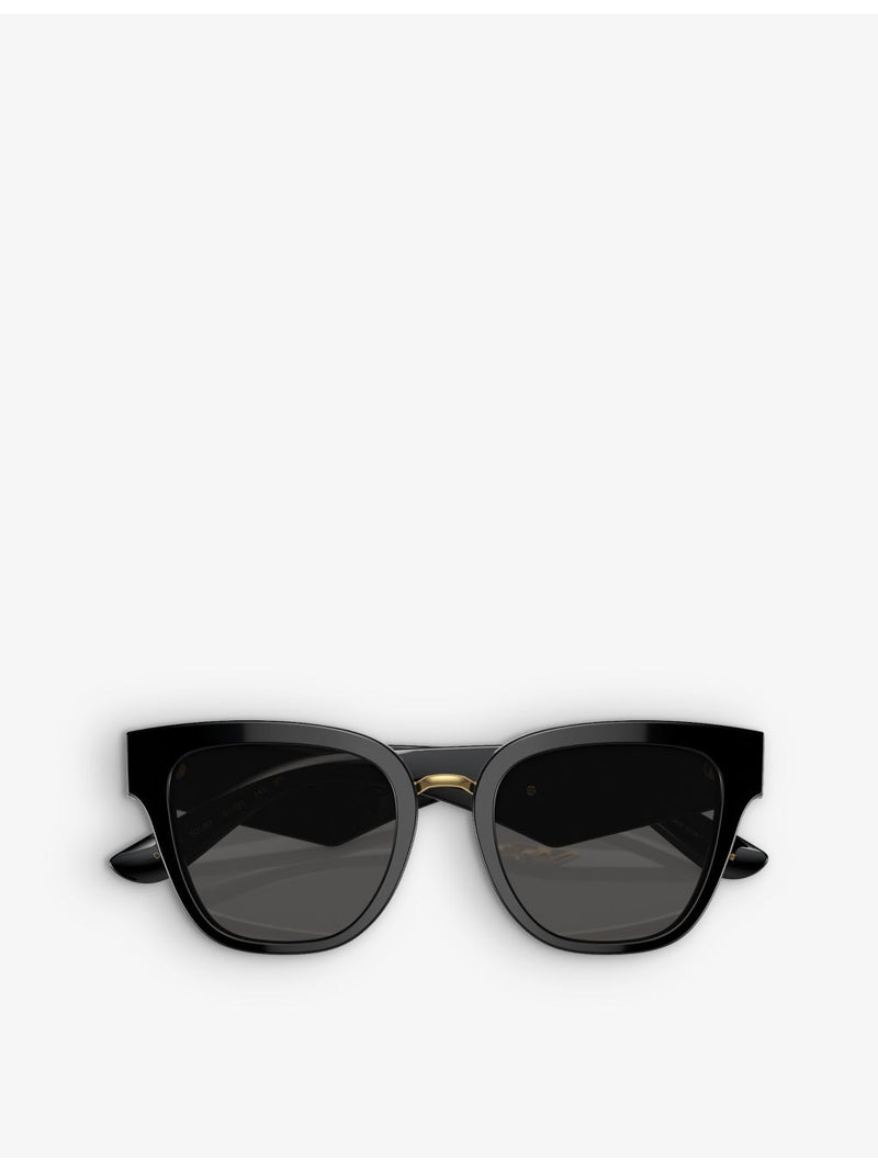 Dolce & Gabbana DG4437 butterfly-frame acetate sunglasses, imported from the UK