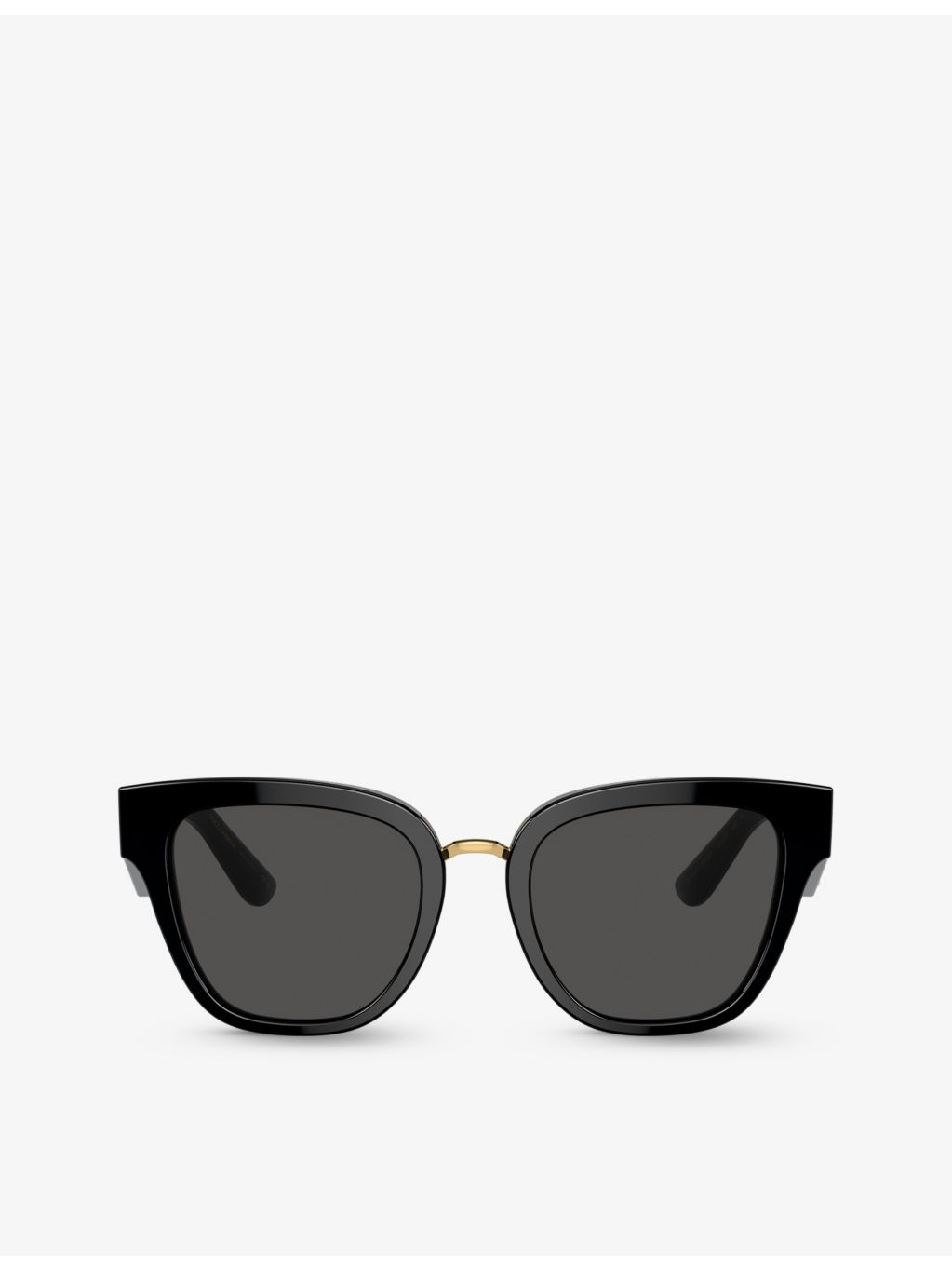 Dolce & Gabbana DG4437 butterfly-frame acetate sunglasses, imported from the UK