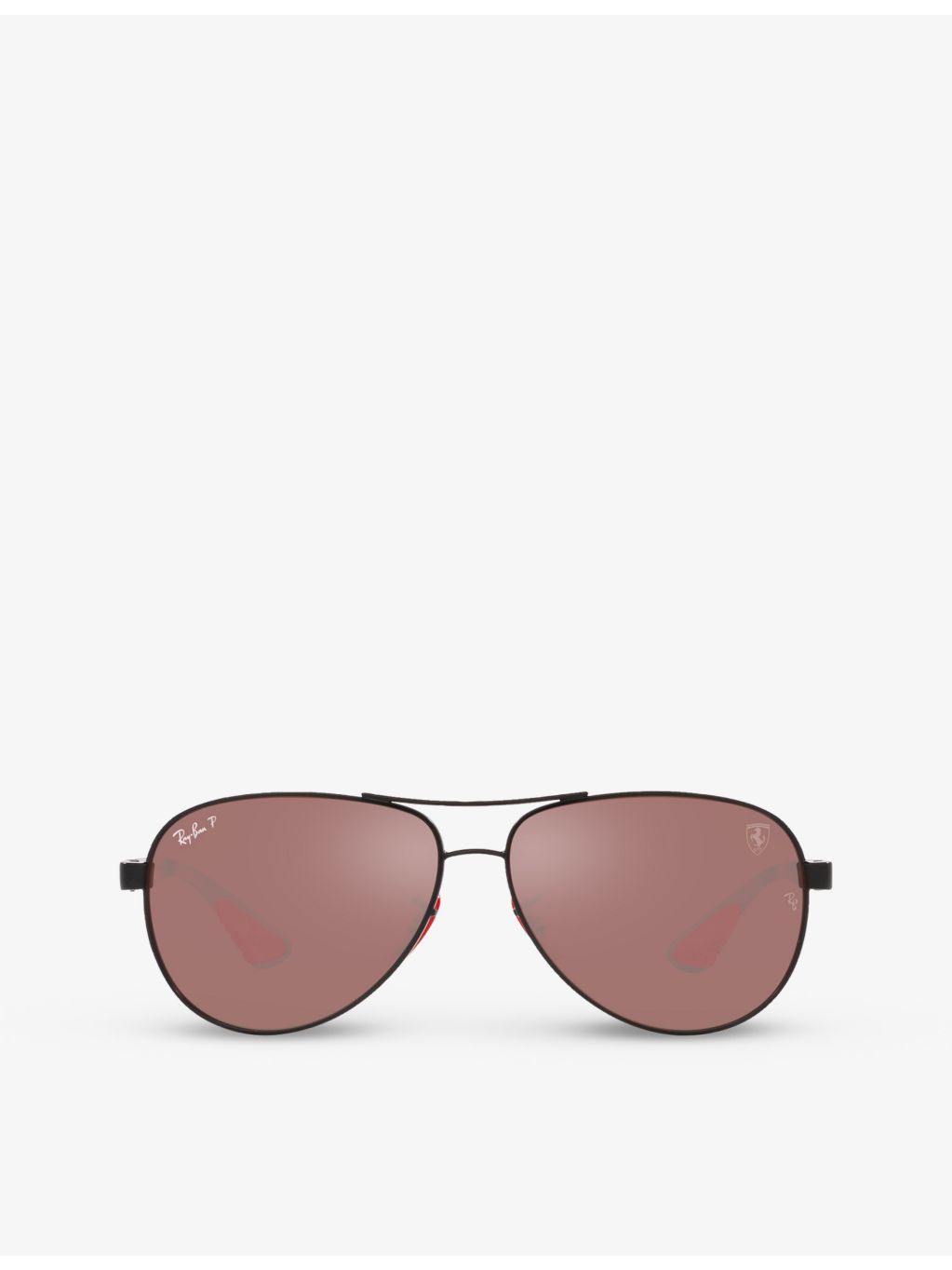 Ray-Ban Scuderia Ferrari pilot-frame metal sunglasses - British product