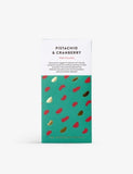The Chocolate Society pistachio cranberry white chocolate 80g, imported from the UK