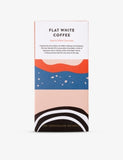 The Chocolate Society Flat White Coffee chocolate bar white and dark 80g, UK version