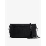 Zadig & Voltaire python-embossed leather clutch - British product