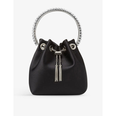 selfridges Jimmy Choo Bon Bon Satin Cross-body Bag- Buy online at McGrocer