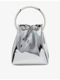 Jimmy Choo Bon Bon metallic-woven cross-body bag, UK version