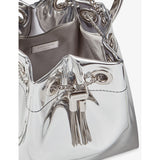 Jimmy Choo Bon Bon metallic-woven cross-body bag, UK version